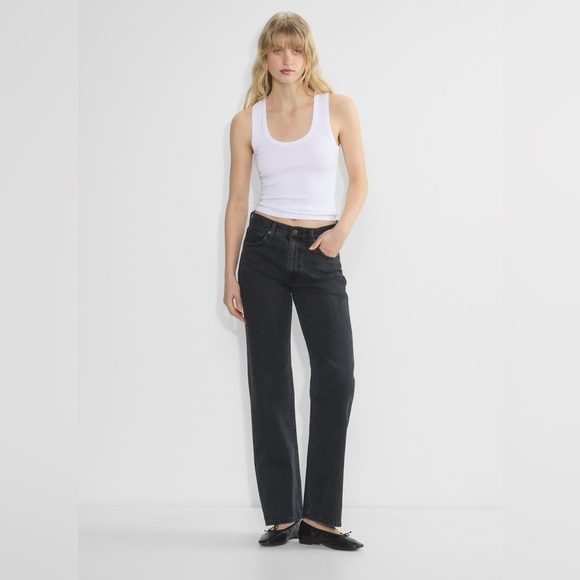 Aritzia Denim Forum The '90s Iggy Lo-rise Baggy Jean Black Eyeliner NWOT Size 27 - Picture 1 of 11